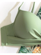 Pastel Paradise - 2 részes bikini szett strandkimonóval -  Világoszöld