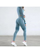 Magnifiqua  Hosszú Ujjú, Fitness edzőszett (világoskék)