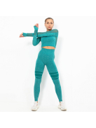 Magnifiqua  Hosszú Ujjú, Fitness edzőszett (sötétzöld)