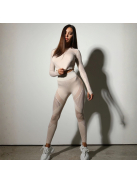 Second Skin  Hosszú Ujjú, Fitness edzőszett (bézs)