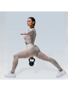 Second Skin  Hosszú Ujjú, Fitness edzőszett (bézs)