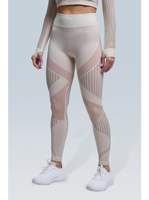 Second Skin  Hosszú Ujjú, Fitness edzőszett (bézs)