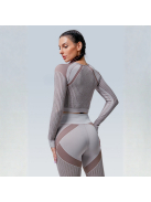 Second Skin  Hosszú Ujjú, Fitness edzőszett (karamell)