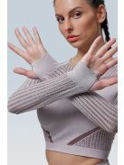 Second Skin  Hosszú Ujjú, Fitness edzőszett (karamell)