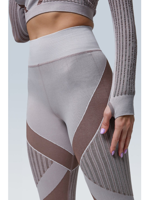 Second Skin  Hosszú Ujjú, Fitness edzőszett (karamell)