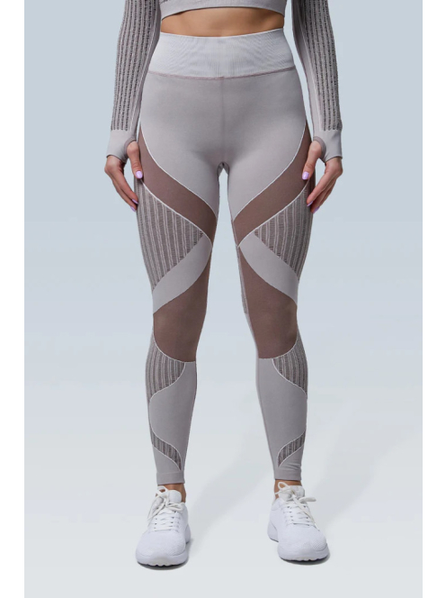 Second Skin  Hosszú Ujjú, Fitness edzőszett (karamell)