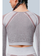 Second Skin  Hosszú Ujjú, Fitness edzőszett (karamell)