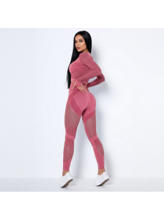 Second Skin 2 részes hosszú ujjú edzőszett (gorogdinnye)