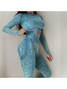 ShapeShifter fitnesz szett, két részes női sport szett (mentazöld)