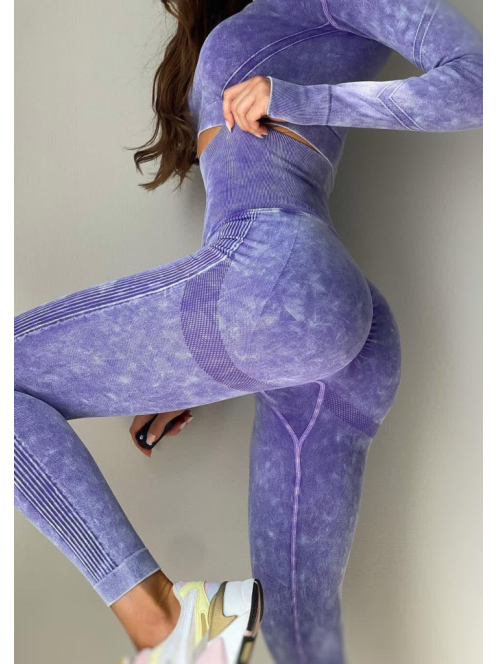 ShapeShifter fitnesz szett, két részes női sport szett (orgonalila)