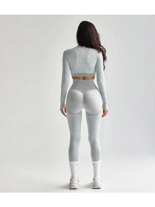 ShapeShifter fitnesz szett, két részes női sport szett (silver haze)