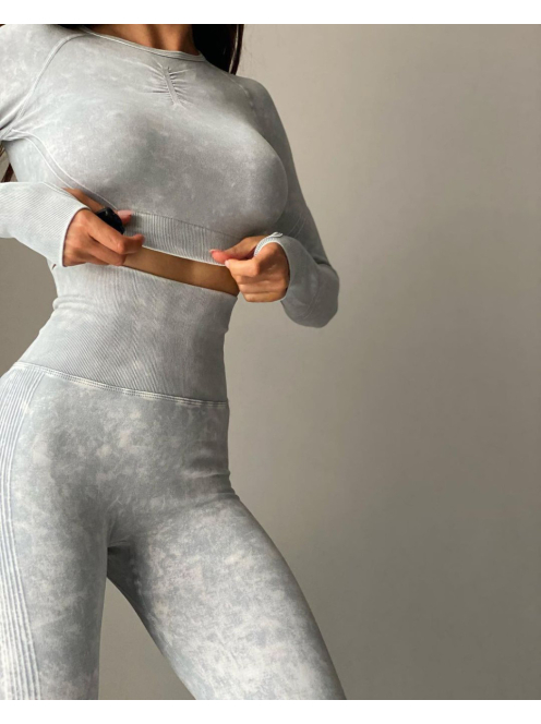 ShapeShifter fitnesz szett, két részes női sport szett (silver haze)