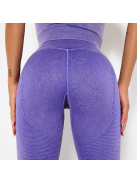 OnDuty női Fitness Edzőszett | Leggings & Hosszú Ujjú, Fitness felső (orgonalila)