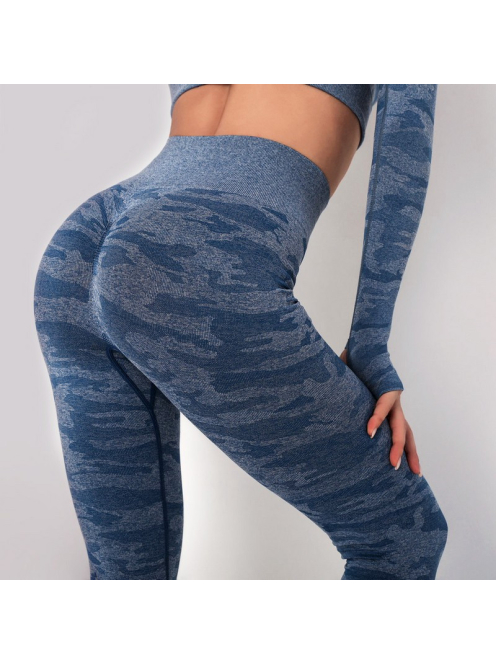  Army Blue, 2 részes terepmintás női edző szett  (pasztell kék)