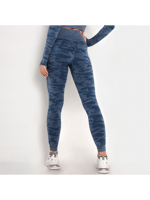  Army Blue, 2 részes terepmintás női edző szett  (pasztell kék)