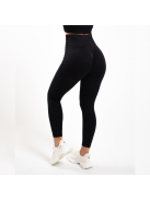 Bubble Butt női Fitness Edzőszett | Leggings & Hosszú Ujjú, Fitness felső (fekete)