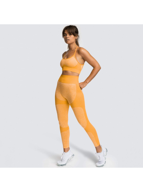 Varrásnélküli alakformáló fitnesz szett (napraforgó sárga)