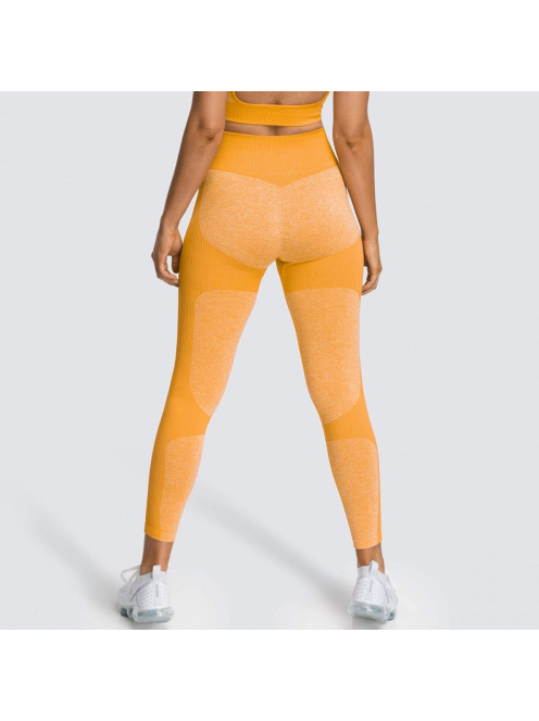 Varrásnélküli alakformáló fitnesz szett (napraforgó sárga)