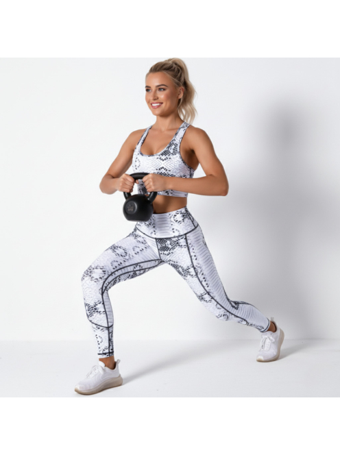 Kígyómintás 2 részes fitnesz szett