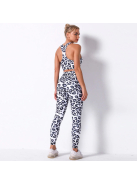 Black & White Leopard | Párducmintás  fitnesz szett 