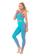 Hot Pink Leopard -  2 részes fitnesz szett 