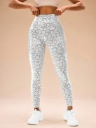 Icy Gray Leopard - Párducmintás fitnesz szett 