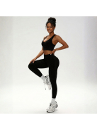 Black Leopard - Párducmintás fitnesz edzőszett 