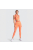 Orange Crush Seamless Edzőszett - Magas Derekú Leggings és Sportmelltartó