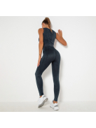 OnDuty női Fitness Edzőszett | Leggings & Top (antracit)