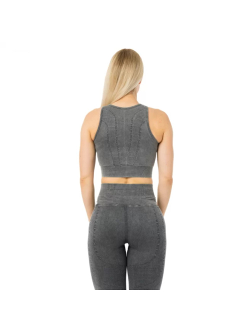 OnDuty női Fitness Edzőszett | Leggings & Top (antracit)