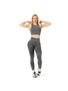 OnDuty női Fitness Edzőszett | Leggings & Top (antracit)