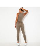 OnDuty női Fitness Edzőszett | Leggings & Top (tejeskávé)