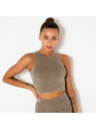 OnDuty női Fitness Edzőszett | Leggings & Top (tejeskávé)