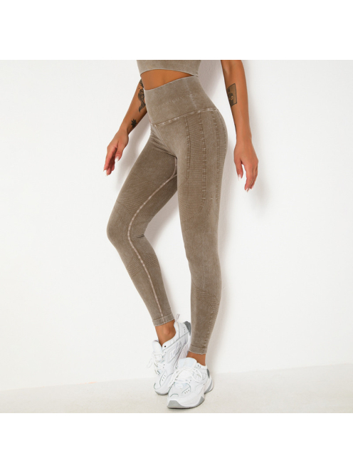 OnDuty női Fitness Edzőszett | Leggings & Top (tejeskávé)