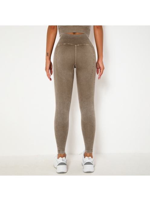 OnDuty női Fitness Edzőszett | Leggings & Top (tejeskávé)