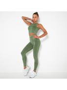 OnDuty női Fitness Edzőszett | Leggings & Top (pisztácia zöld)