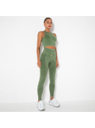 OnDuty női Fitness Edzőszett | Leggings & Top (pisztácia zöld)