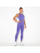 OnDuty női Fitness Edzőszett | Leggings & Top (orgonalila)