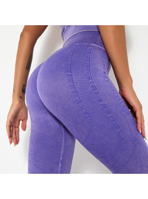 OnDuty női Fitness Edzőszett | Leggings & Top (orgonalila)