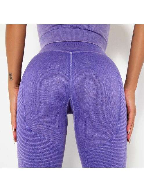 OnDuty női Fitness Edzőszett | Leggings & Top (orgonalila)