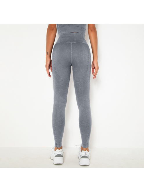 OnDuty női Fitness Edzőszett | Leggings & Top (acélszürke)