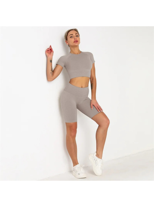 BreezFit női nyári Fitness Edzőszett (Bors)