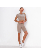 BreezFit női nyári Fitness Edzőszett (Bors)