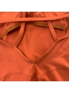 So Simple | Nyitott hátú | Fitness és jóga overál (terracotta)