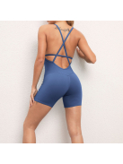 So Simple Mini - Nyitott hátú - Fitness és jóga minioverál (tengerkék)