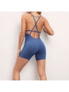 So Simple Mini - Nyitott hátú - Fitness és jóga minioverál (tengerkék)