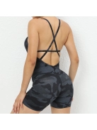 So Simple Mini - Nyitott hátú - Fitness és jóga minioverál (terepmintás)