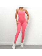 Balanced Body - Nyitott hátú - Fitness és jóga overál (melange görögdinnye)