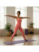 Balanced Body - Nyitott hátú - Fitness és jóga overál (melange korallrózsaszín)