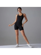 Flexy Flow Mini- Nyitott hátú - Fitness és jóga minioverál (fekete)